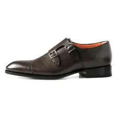 santoni サントーニ ダブルモンク ダークブラウン 25.0のサムネイル