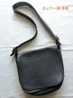 希少 OLD COACH＊レザーショルダーバッグ 刻印無 70~80s製？