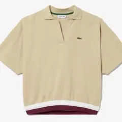 【ラコステ】ドルマンスリーブスキッパーネックポロシャツ