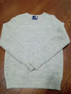 BACK NUMBER グレー系 ニットセーター Lサイズ