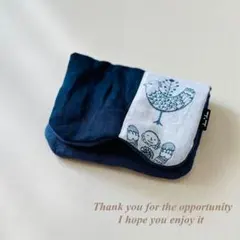 遊びゴコロ ミナペルホネンFabric使用 ハンドメイドハンカチ