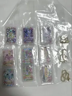 アイカツ！　ガチャガチャ　カード　キーホルダー