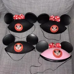 TDR ディズニーリゾート　ミニー　ファンキャップ　イヤーハット　3個　ミニパル
