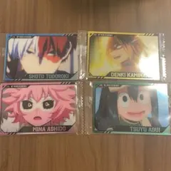 僕のヒーローアカデミア ヒロアカ ウエハース4 カード 轟焦凍 上鳴電気