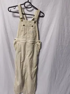 Lee オーバーオール コーデュロイ サロペット アイボリー レディース M