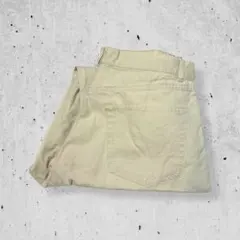 90sポロバイラルフローレンチノパンベージュワイドテーパードビンテージ古着W36