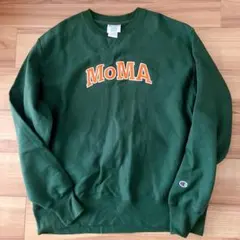Champion スウェット　MoMA グリーン　Lサイズ