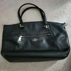 COACH コーチ ハンドバッグ ブラック サッチェル