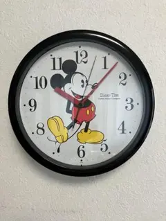 【アンティーク】Disney ミッキーマウス クオーツ掛け時計 約27.8cm アンティーク】Disney ミッキーマウス クオーツ掛け時計 約27.8