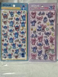 ボンボンドロップシール　ディズニー　スティッチ