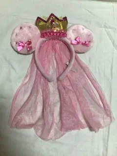 ディズニー ミニー カチューシャ ティアラ ピンク
