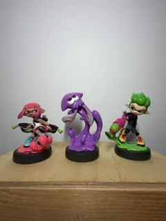 【値下げ今週末まで！】amiiboスプラトゥーン2　 ネオンカラー3種類セット