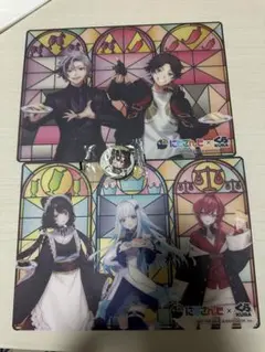 にじさんじ 下敷き 缶バッジ