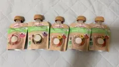 Babybio オーガニック離乳食パウチ5個セット