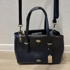 週末値下げ　新品　未使用　コーチ　COACH ボディバッグ ネイビー　ショルダー cy800-qbbhp-1-a.jpg