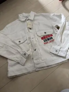 新品！コーエン　ホワイト　デニム　ジャケット　L