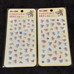 トムとジェリー ぷくぷくシール 2点セット