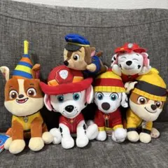 パウ・パトロール ぬいぐるみ 6体セット
