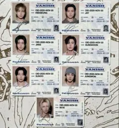 ENHYPEN THE SIN : VANISHコンプ IDカード 7枚セット