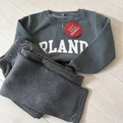 【タグ付き：新品】パジャマ 120 男の子　上下セット　綿混裏起毛