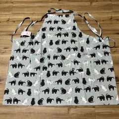 猫柄 エプロン 新品未使用のサムネイル