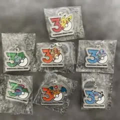 ポケモン30周年メタルチャームマスコット/コンプリートセット