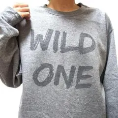 ジャージーズ WILD ONE スウェット グレー 灰色 古着