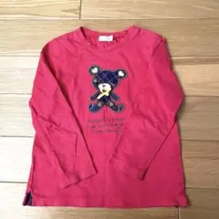 TINKERBELL 赤 長袖　 Tシャツ 110 ティンカーベル　トレーナー