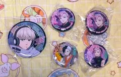 ウィンブレ サイバーチャイナ 缶バッジ 梶,桜,桐生 計5点セット