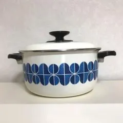 ノリタケ 22cm ホーロー両手鍋 蓋付きのサムネイル