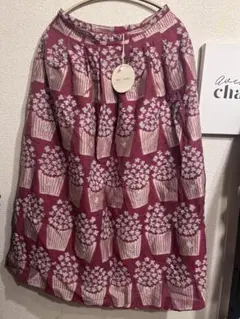 peu pres 花柄刺繍 フレアスカート Fサイズ 2026年最新】peu pres カラー：ピンク系 レディース ロング フレア