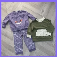 ゲンガーパジャマ カーキトレーナー 長袖シャツセット バラ売可能