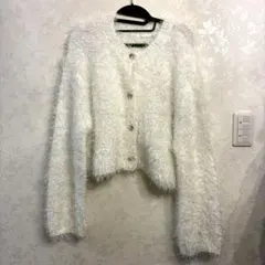 ホワイト カーディガン Fサイズ