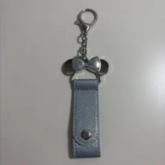 ディズニー ミニーちゃん カチューシャキーホルダー ブルー