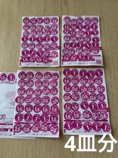 2025年　ヤマザキ　春のパンまつり　4皿分