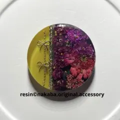 ka-27 ハンドメイド　レジン　ヘアゴム ブローチ ポニーニック　キーホルダー