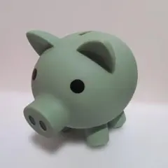 pingu ピングーソフビ製ブタ貯金箱　レトログリーン ピングー ブタ 貯金箱 緑 PINGU Bank - メルカリ