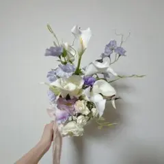 ウエディングブーケ　造花