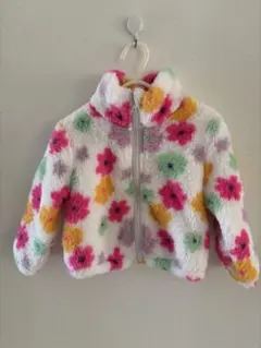 ZARA ボアジャケット 花柄 サイズ98 2-3years - メルカリ