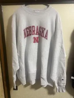 championリバースウィーブ　スウェット　ネブラスカ大学　古着　2XL