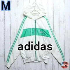 メンズM【A品】00sアディダスナイロンジャケット白00347