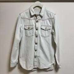 2026年最新】OFF-WHITE デニムカラー：ホワイト デニムシャツ