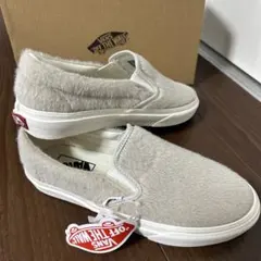 【新品】VANSバンズ　ボア　スリッポンスニーカー　24.5cm