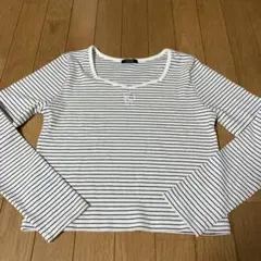 ボーダーロンt Tシャツ
