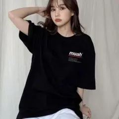 muah 半袖 Tシャツ ブラックのサムネイル