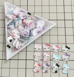 キティちゃん風　ネイルパーツ　50個