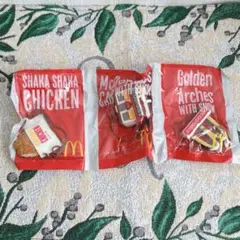 レア！　マクドナルド　クリスマスオーナメント　フィギュア　3種類　新品・未開封