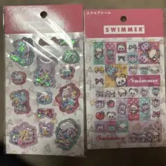 新品未開封　SWIMMER シール　2枚のサムネイル