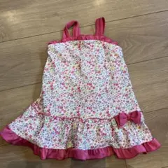 ANNA SUI mini 花柄ノースリーブワンピース 110cm - メルカリ