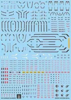 HG 1/144 ガンダム キャリバーン用水転写式デカール